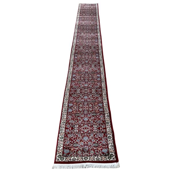 800 x 80cm Red All Over Style Long Runner Rug