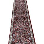 800 x 80cm Red All Over Style Long Runner Rug