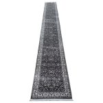 800 x 80cm Grey & Ivory All over Design Runner Rug