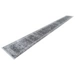 800 x 80cm Grey & Ivory All over Design Runner Rug - Image 2