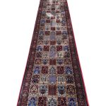 800 x 80cm Red Bakhtiari Style Long Runner Rug