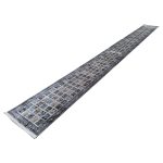 800 x 80cm Grey Bakhtiari Style Long Runner Rug - Image 2