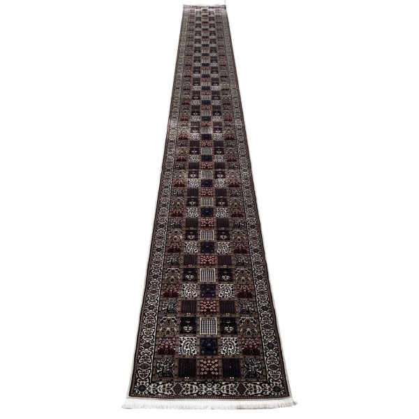 800 x 80cm Beige Bakhtiari Style Long Runner Rug