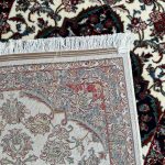 800 x 80cm Cream Kashan Design Long Runner Rug - Image 9