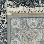 800 x 80cm Grey-Ivory Persian Classic Style Long Runner Rug - Image 10