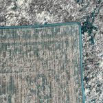 800 x 80cm Turquoise-Grey Vintage Medallion Design Runner Rug