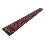 800 x 80cm Stunning Maroon Bokhara Design Runner Rug - Image 3
