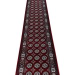 800 x 80cm Stunning Maroon Bokhara Design Runner Rug - Image 4