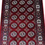800 x 80cm Stunning Maroon Bokhara Design Runner Rug - Image 6
