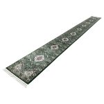 800 x 80cm Green Classic Style Long Runner Rug