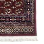 800 x 80cm Merlot Red Bokhara Design Long Runner Rug - Image 8