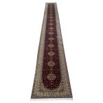 800 x 80cm Red-Beige Persian Mashhad Style Runner Rug