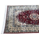 800 x 80cm Red-Beige Persian Mashhad Style Runner Rug - Image 7