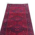 800 x 80cm Deep Red Khal Mohammadi Design Long Runner Rug - Image 4