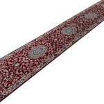 800 x 80cm Persian Red Nain Style Long Runner Rug