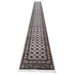 800 x 80cm Beige Bokhara Gul Persian Style Long Runner Rug