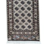 800 x 80cm Beige Bokhara Gul Persian Style Long Runner Rug - Image 7
