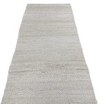 310 x 64cm Handwoven Jute Runner Rug – Natural White Woven Texture - Image 2