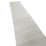 310 x 64cm Handwoven Jute Runner Rug – Natural White Woven Texture - Image 3