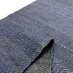 314 x 64cm Handwoven Navy Jute Runner Rug - Image 5