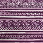 275cm x 200cm Purple & Cream Boho Tribal Pattern Non-Slip Area Rug - Image 7