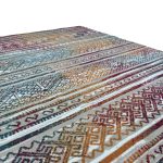 275cm x 200cm Multi-colour Boho Tribal Pattern Non-Slip Area Rug - Image 6