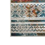 275cm x 200cm Multi-colour Boho Tribal Pattern Non-Slip Area Rug - Image 9