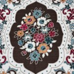 200 x 275 cm Pearl Ivory French Garden Area Rug – Non-Slip Floral Traditional Mat - Image 8