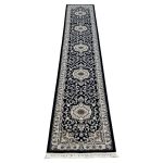 500 x 80 cm Navy & Ivory Persian Style Runner Rug