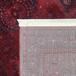 500 x 80 cm Red & Navy Oriental Style Runner Rug - Image 9