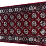 500 x 80 cm Maroon Bukhara Style Runner Rug - Image 5