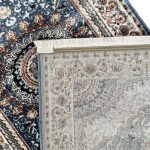 500 x 80 cm Blue Kashan Multi-Medallion Hallway Runner Rug