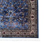 500 x 80cm Blue Oriental Medallion Design Runner Rug - Image 8