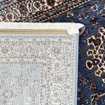 500 x 80 cm Blue Oriental Medallion Design Hallway Runner Rug