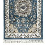 500 x 80cm Blue Persian Isfahan Design Runner Rug - Image 6