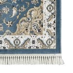 500 x 80cm Blue Persian Isfahan Design Runner Rug - Image 8