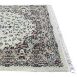 200 × 100cm Ivory & Beige Flower Medallion Area Rug
