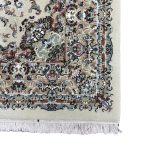 200 × 100cm Ivory & Beige Flower Medallion Area Rug