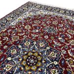 210 × 140cm Burgundy Persian Floral Medallion Rug