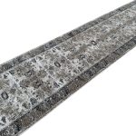 500 x 80 cm Beige Vintage All Over Floral Runner Rug - Image 4