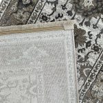 500 x 80cm Grey Vintage Persian Floral Medallion Runner Rug - Image 9