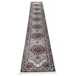 500 x 80 cm Traditional Multi-Medallion Hallway Beige Runner Rug
