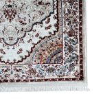 500 x 80 cm Traditional Multi-Medallion Hallway Beige Runner Rug - Image 8