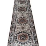 500 x 80 cm Traditional Multi-Medallion Hallway Beige Runner Rug - Image 3