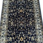 500 x 80cm Navy All over Design Runner Rug - Image 4