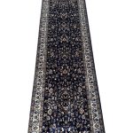 500 x 80cm Navy All over Design Runner Rug - Image 6