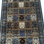 500 x 80cm Blue Bakhtiari Style Runner Rug - Image 5