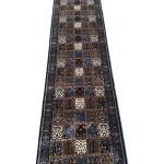 500 x 80cm Blue Bakhtiari Style Runner Rug - Image 3