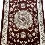 500 x 80cm Red Persian Isfahan Design Runner Rug - Image 5