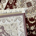 500 x 80cm Red Persian Isfahan Design Runner Rug - Image 9